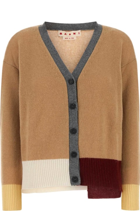 Fashion for Women Marni Camel Cashmere Cardigan