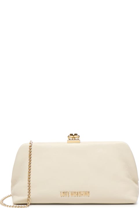 Love Moschino for Women Love Moschino Logo Clutch Bag
