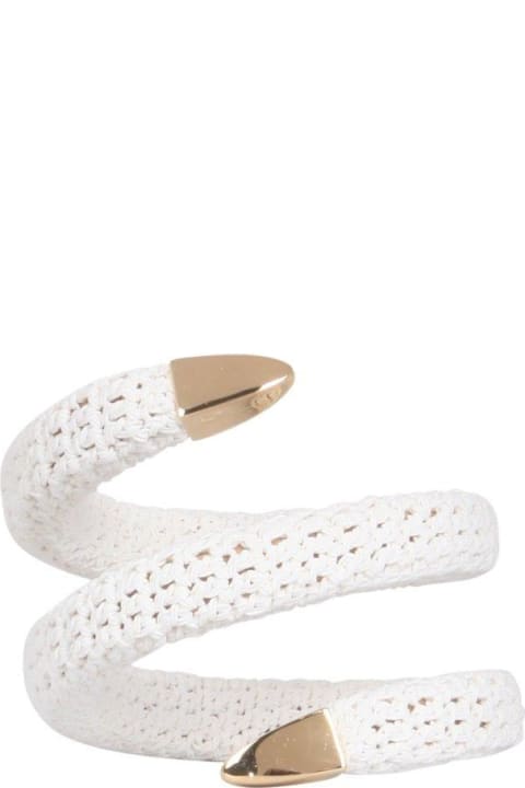 Bracelets for Women Bottega Veneta Crochet Spiral Bracelet