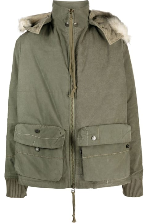 Greg Lauren لـ Kids Greg Lauren Army Down Jacket