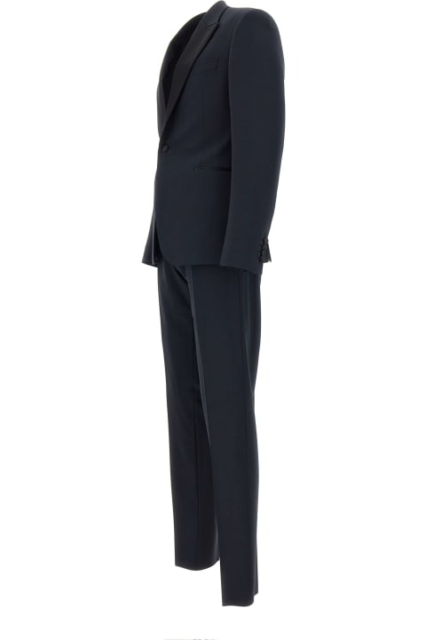 メンズ スーツ Emporio Armani Fresh Wool Two-piece Formal Suit