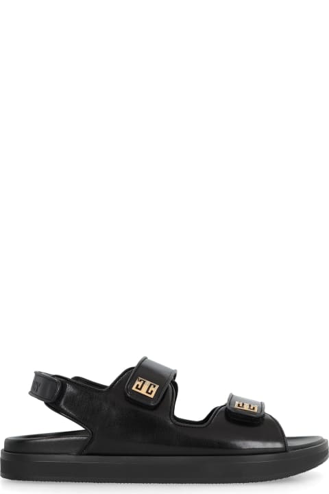 Givenchy Sale for Women Givenchy 4g Leather Sandals