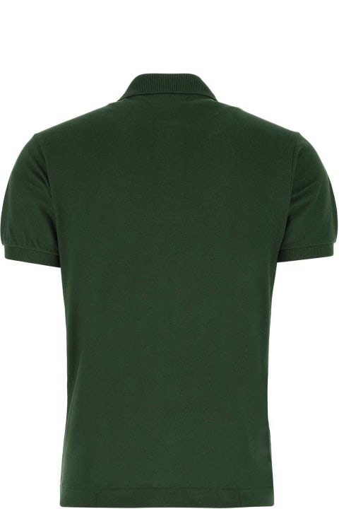 Lacoste Topwear for Men Lacoste Dark Green Piquet Polo Shirt