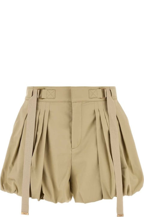 Sale for Women Chloé Cappuccino Cotton Shorts