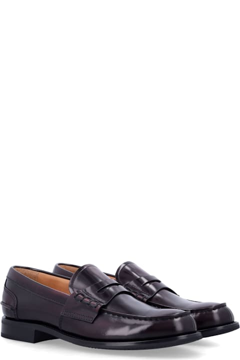 Church's for Kids Church's Pembrey W 5 Polished Fumè Loafer