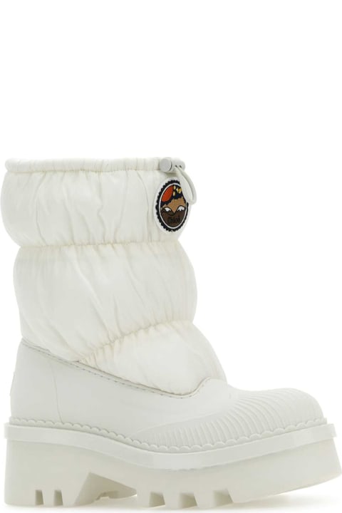 Boots for Women Chloé White Nylon And Rubber Raina Boots
