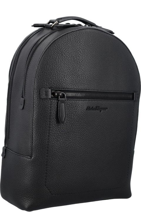 ウィメンズ新着アイテム Ferragamo Leather Backpack