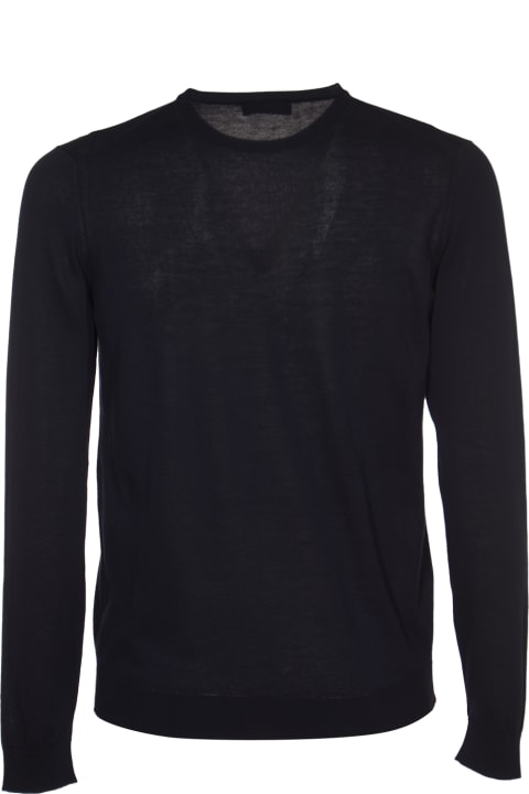 Roberto Collina Clothing for Men Roberto Collina Crewneck Plain Ribbed Sweatshirt