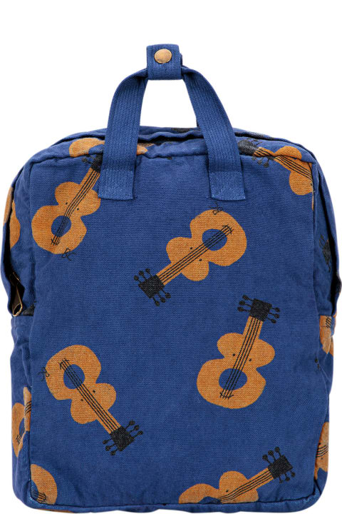 Bobo Choses Accessories & Gifts for Boys Bobo Choses Blue Backpack With Violins For Kids