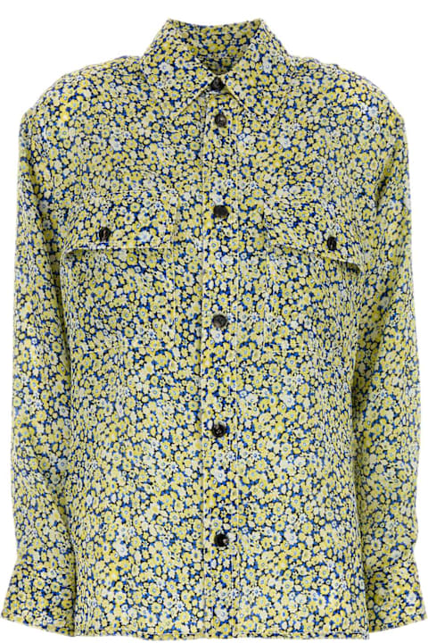 Bottega Veneta Clothing for Women Bottega Veneta Printed Silk Shirt