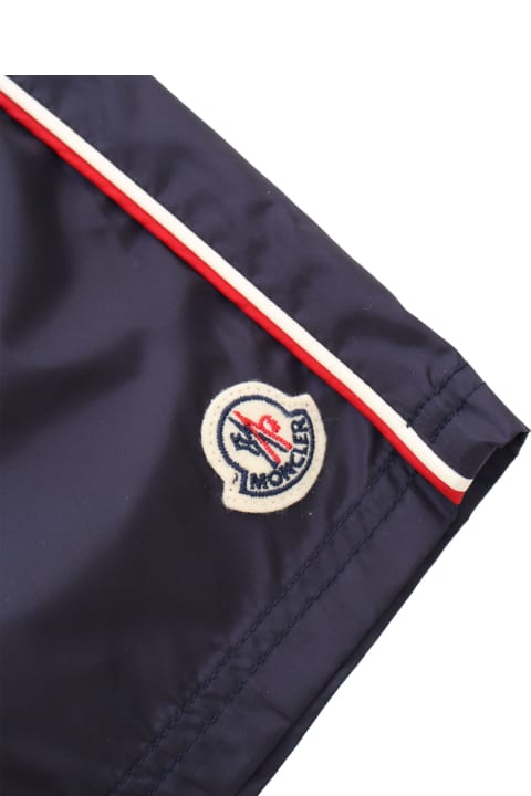 Fashion for Boys Moncler Blue Swimsuit With Logo