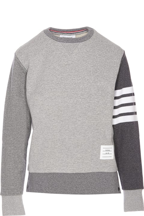 Fashion for Women Thom Browne Pullover W/engineered 4-bar In Funmix