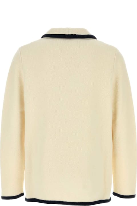 メンズ Valentinoのコート＆ジャケット Valentino Ivory Wool Blend Blazer