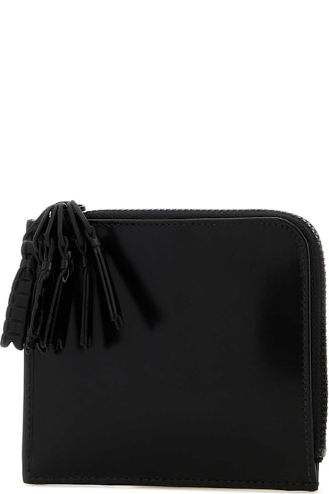 Comme des Garçons Black Leather Card Holder