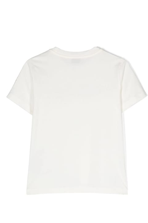 Moncler T-Shirts & Polo Shirts for Boys Moncler Moncler New Maya T-shirts And Polos White