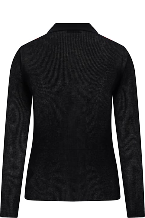 Homeware Moncler Logo Ribbed Top