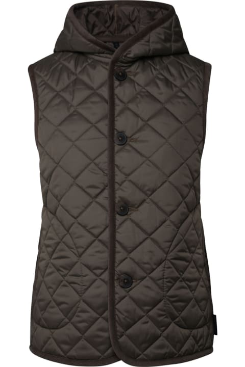 Barton Taupe Polyester Vest