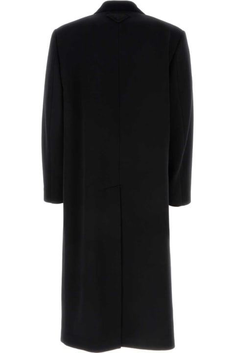 Prada Clothing for Men Prada Black Cashmere Coat