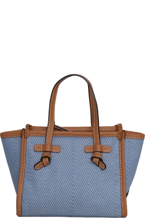 Gianni Chiarini Bags for Women Gianni Chiarini Light Blue Shopper