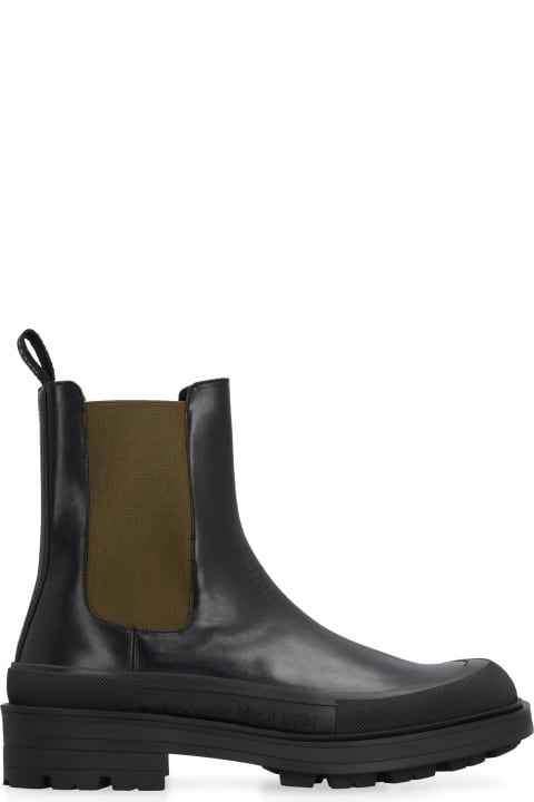 Shoes Sale for Men Alexander McQueen Leather Boots