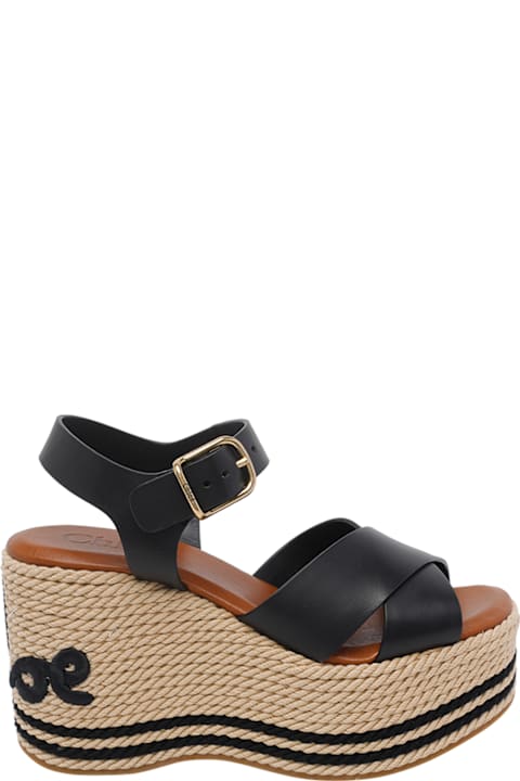 Chloé Chloe' Sand Wedge Sandals