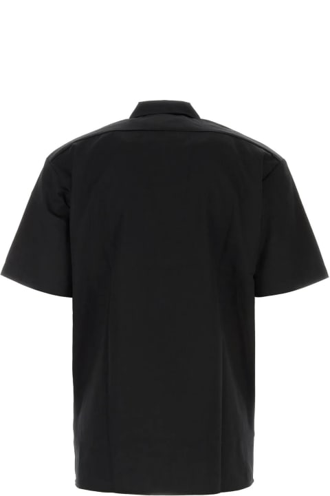 Dickies Shirts for Men Dickies Black Polyester Blend Shirt
