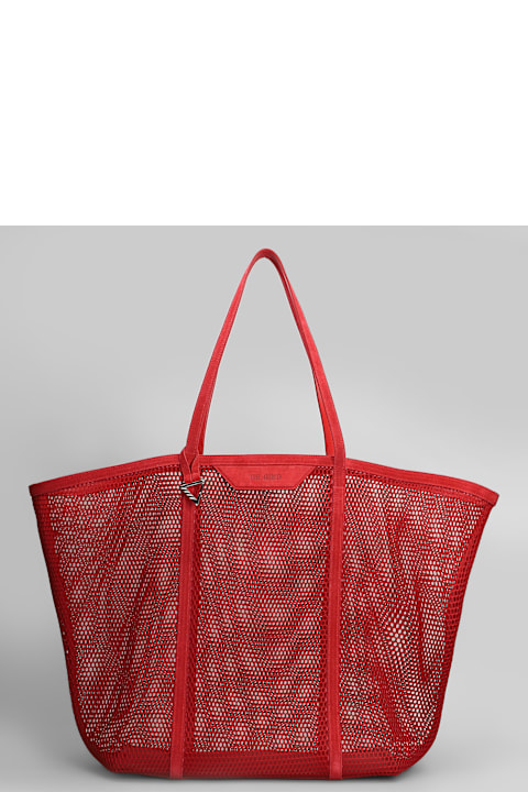 Bags for Women The Attico Via Del Mare Tote In Red Polyester