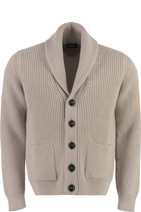 Drumohr Sweaters for Men Drumohr Merino Wool Cardigan