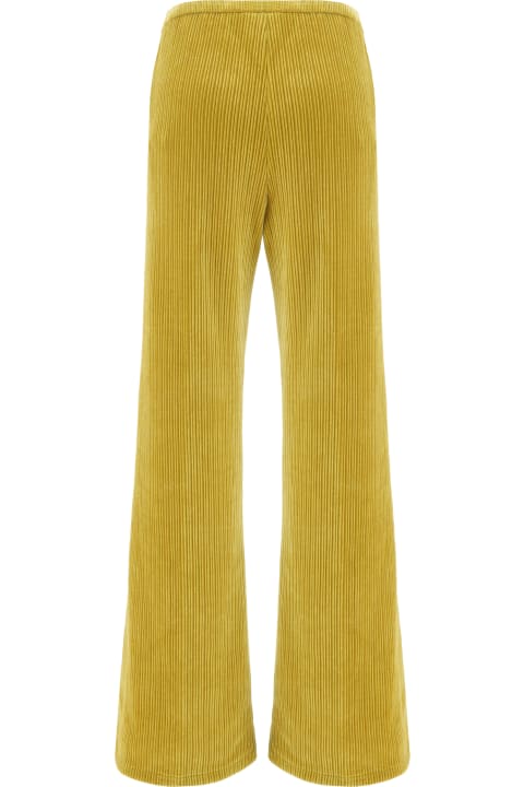 أدوات منزلية Forte_Forte Flared Velvet Knitted Trousers