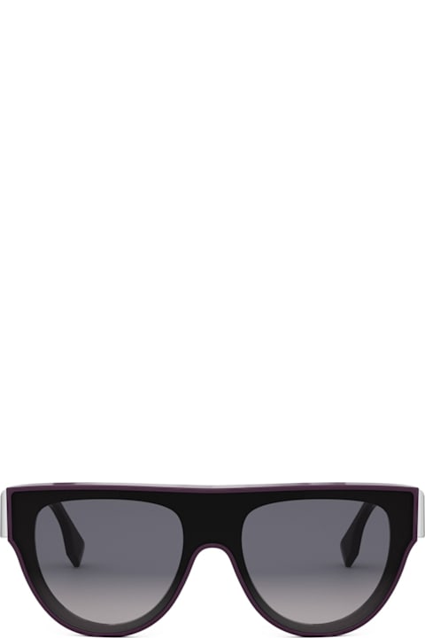 Fendi Eyewear Eyewear for Women Fendi Eyewear Fendi Fe40150i Fendi First 81b Violet Sunglasses