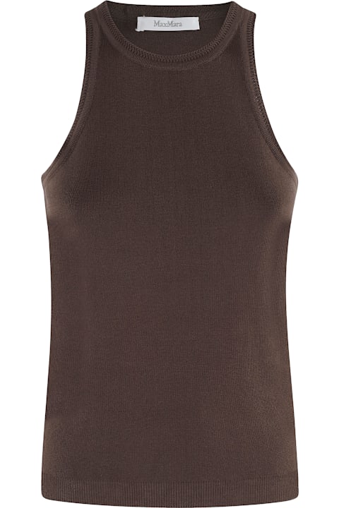 Max Mara ملابس علوية لـ السيدات Max Mara Cotton Yarn Top
