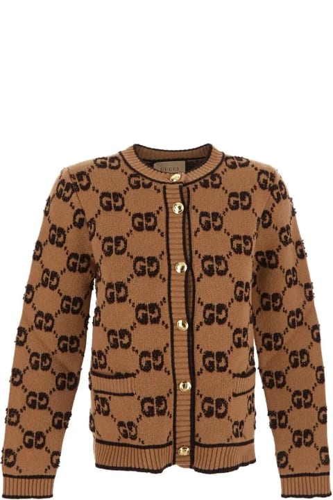 Gucci Sweaters for Women Gucci Logo Knit