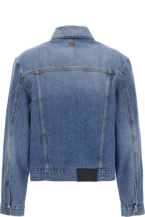 Stella McCartney Coats & Jackets for Women Stella McCartney Iconic Falabella Chain Denim Jacket