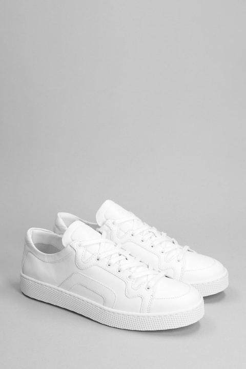 104 Sneakers In White Leather