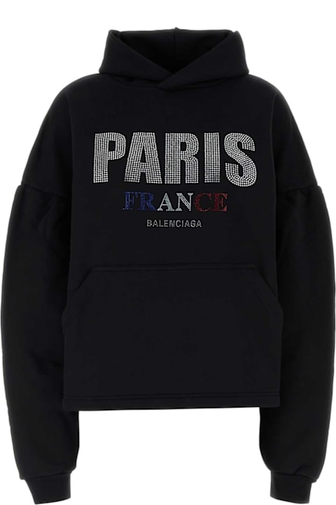 Homeware Balenciaga Black Cotton Sweatshirt