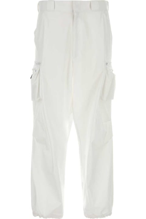 Sale for Men Prada White Cotton Cargo Pant