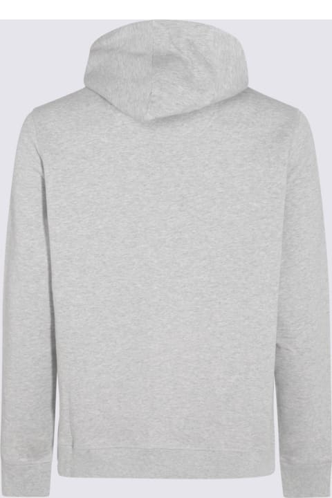 Clothing for Men Maison Kitsuné Grey Cotton Sweatshirt