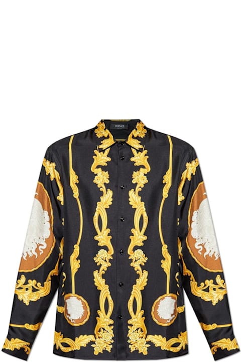 Versace for Men Versace Pattern-printed Long-sleeved Shirt