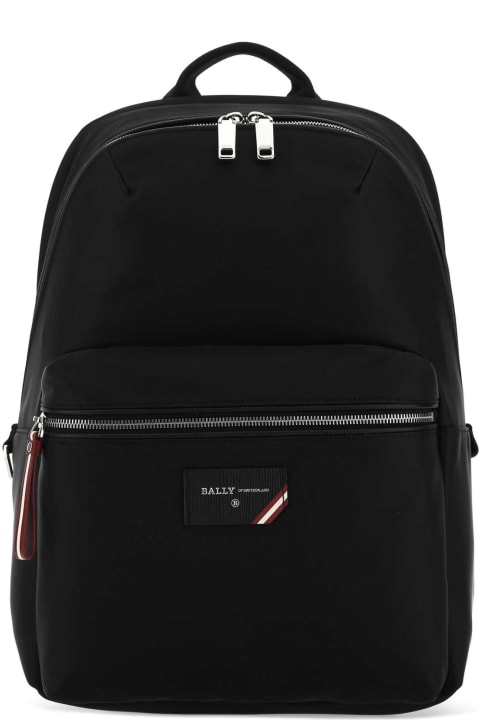 Backpacks for Men Bally Black Nylon Ferey Backpack