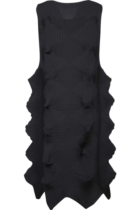 Fashion for Women Issey Miyake Linkage Black Mini Dress