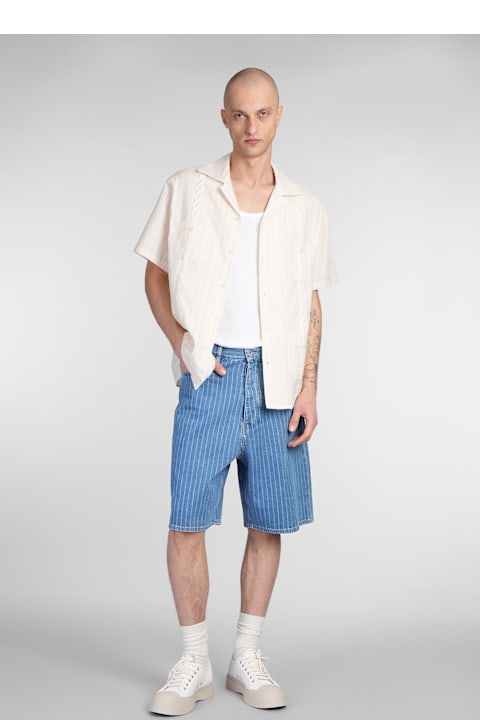 Drôle de Monsieur Clothing for Men Drôle de Monsieur Shirt In Beige Cotton
