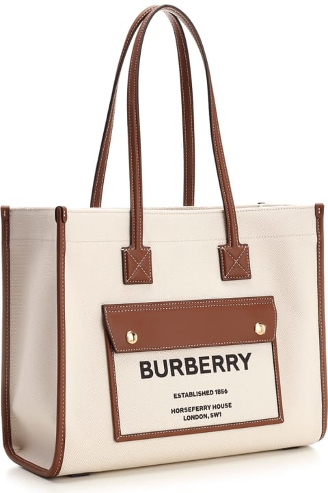 ウィメンズ Burberryのバッグ Burberry Tote Bag In Canvas