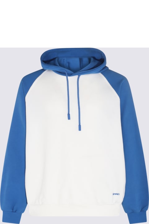 Sunnei Fleeces & Tracksuits for Men Sunnei Dust And Blue Cotton Sweatshirt