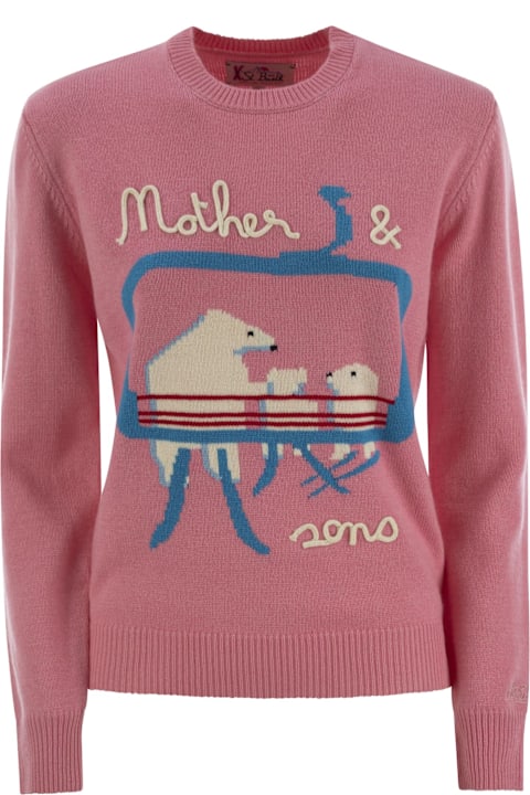 MC2 Saint Barth Clothing for Women MC2 Saint Barth Wool-blend Jumper With Embroidery