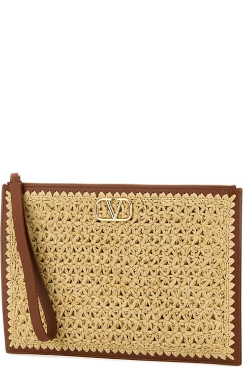 Valentino Garavani for Women Valentino Garavani Raffia Clutch