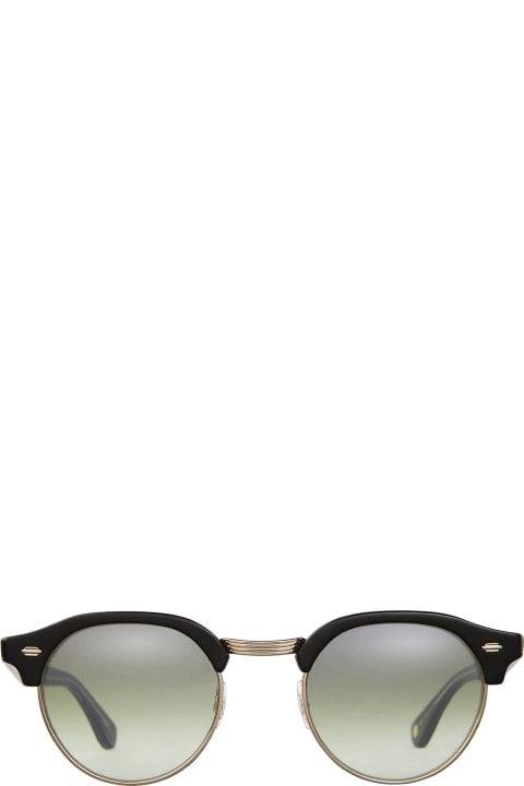 メンズ Garrett Leightのアイウェア Garrett Leight Oakwood Sun Black-gold/olive Layered Mirror Sunglasses