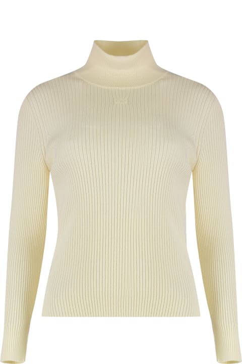 Homeware Celine High-neck Wool Top