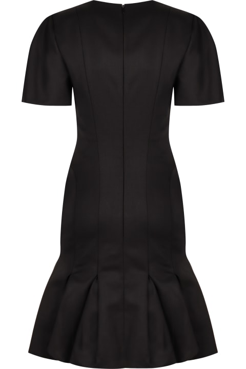 Nina Ricci for Women Nina Ricci Peplum Virgin Wool Dress