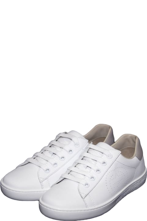 Gucci for Kids Gucci Leather Sneakers
