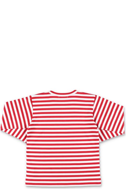 Red Heart Striped T-shirt